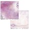 ScrapAndMe “Spring Purple” 12x12 Scrapbook Paper Pack | 5 Double-Sided Sheets | Floral Pastel Designs